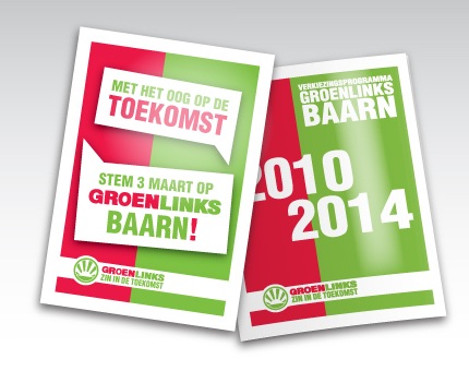 GroenLinks Baarn, vormgeving van campagnemateriaal en campagnefilmpje